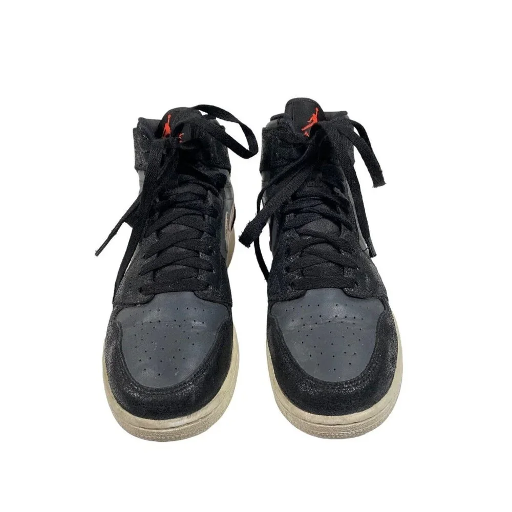 Nike Air Jordan 1 Retro High BG Size 6.5Y Black/Metallic Pink 705300-006 Shoes‎